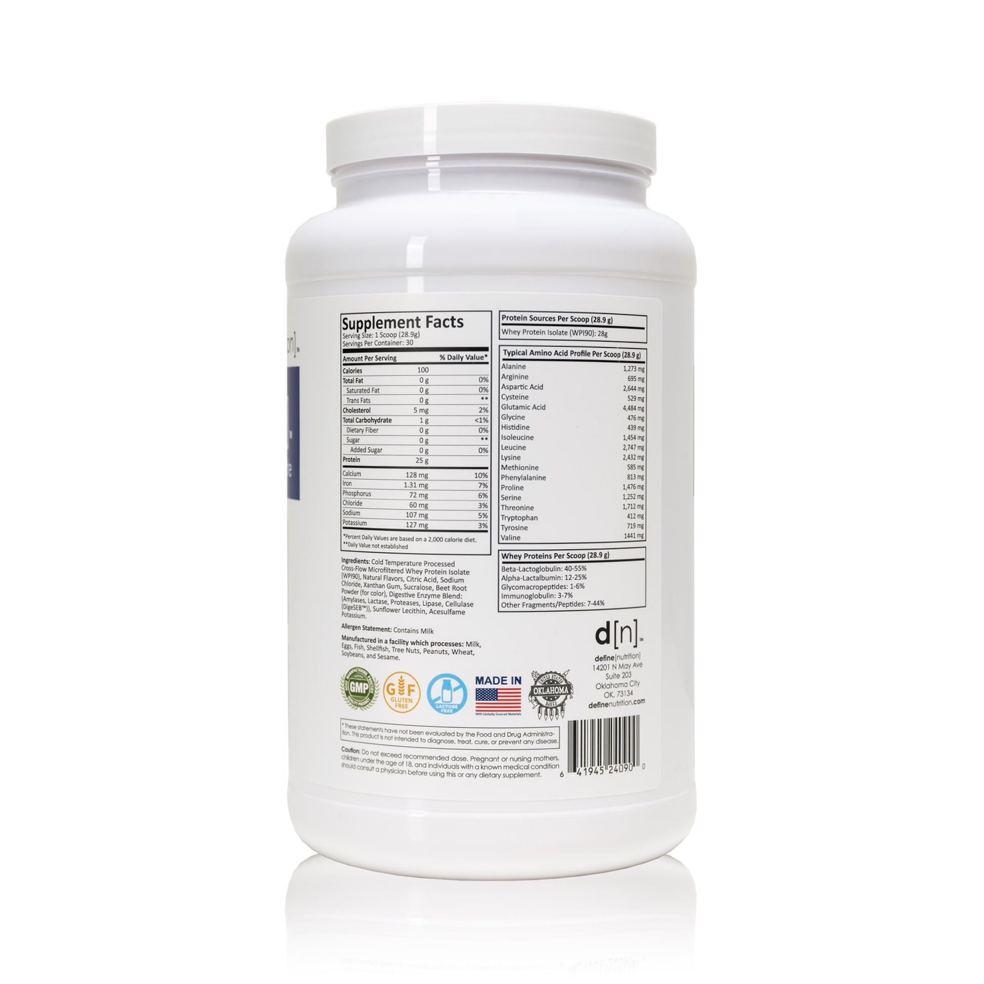 Whey Protein Isolate 90%