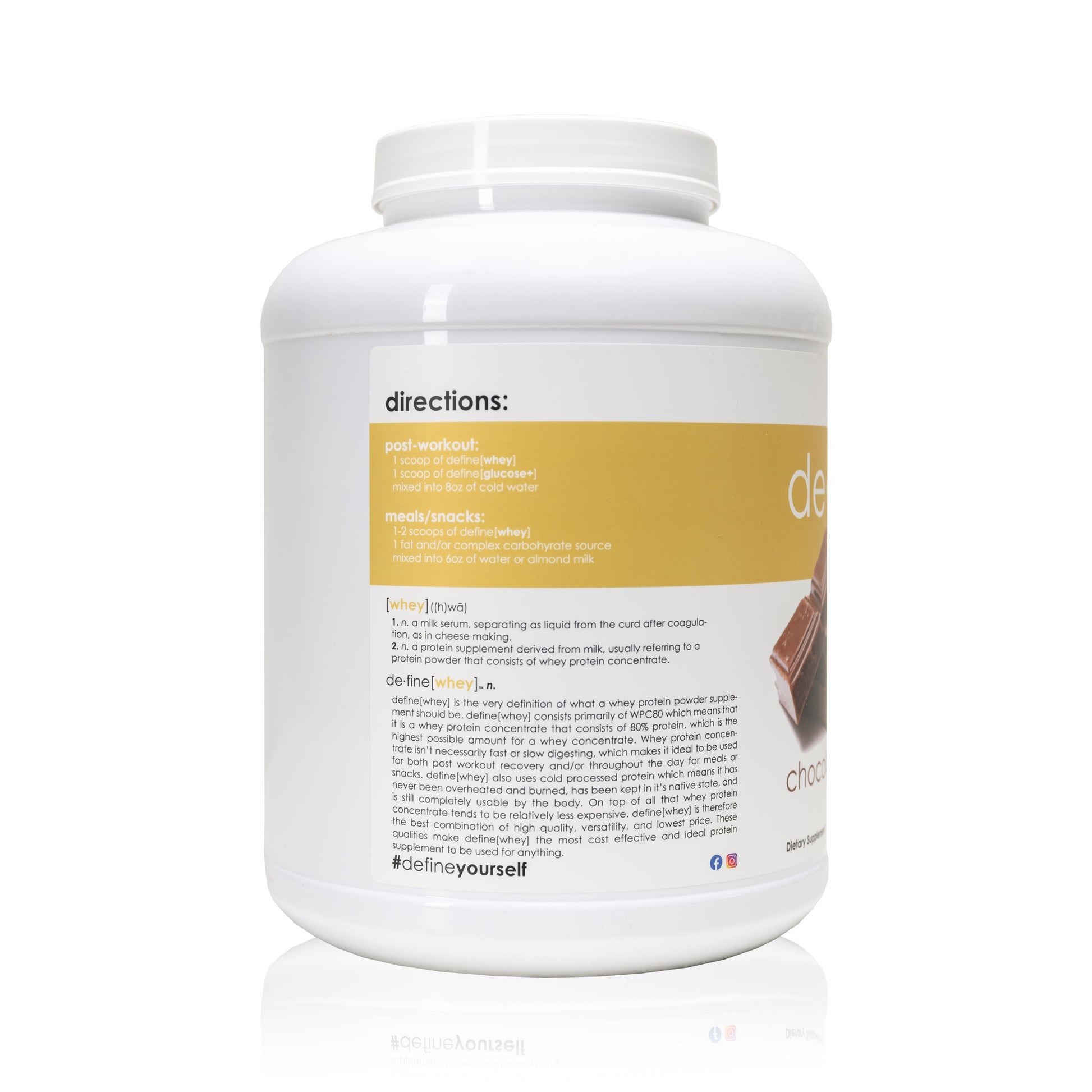 Protein Powder Supplement - 100% Whey - 4.7 lbs.
